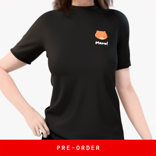 Shirt - Cat Meow! (Black)