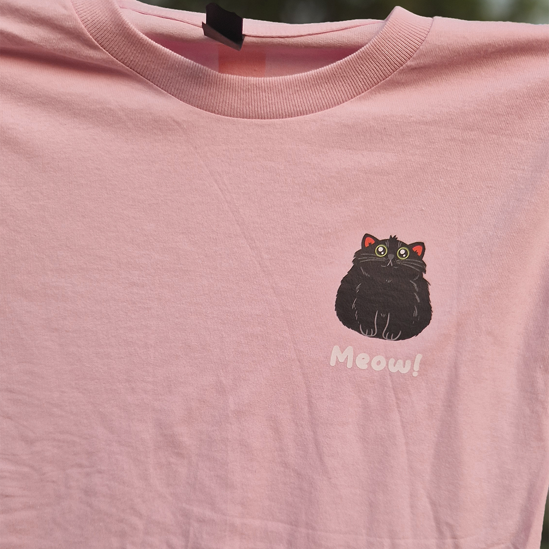 Shirt - Cat Meow! (Pink)