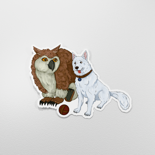Vinyl Sticker - Owlbear & Scratch
