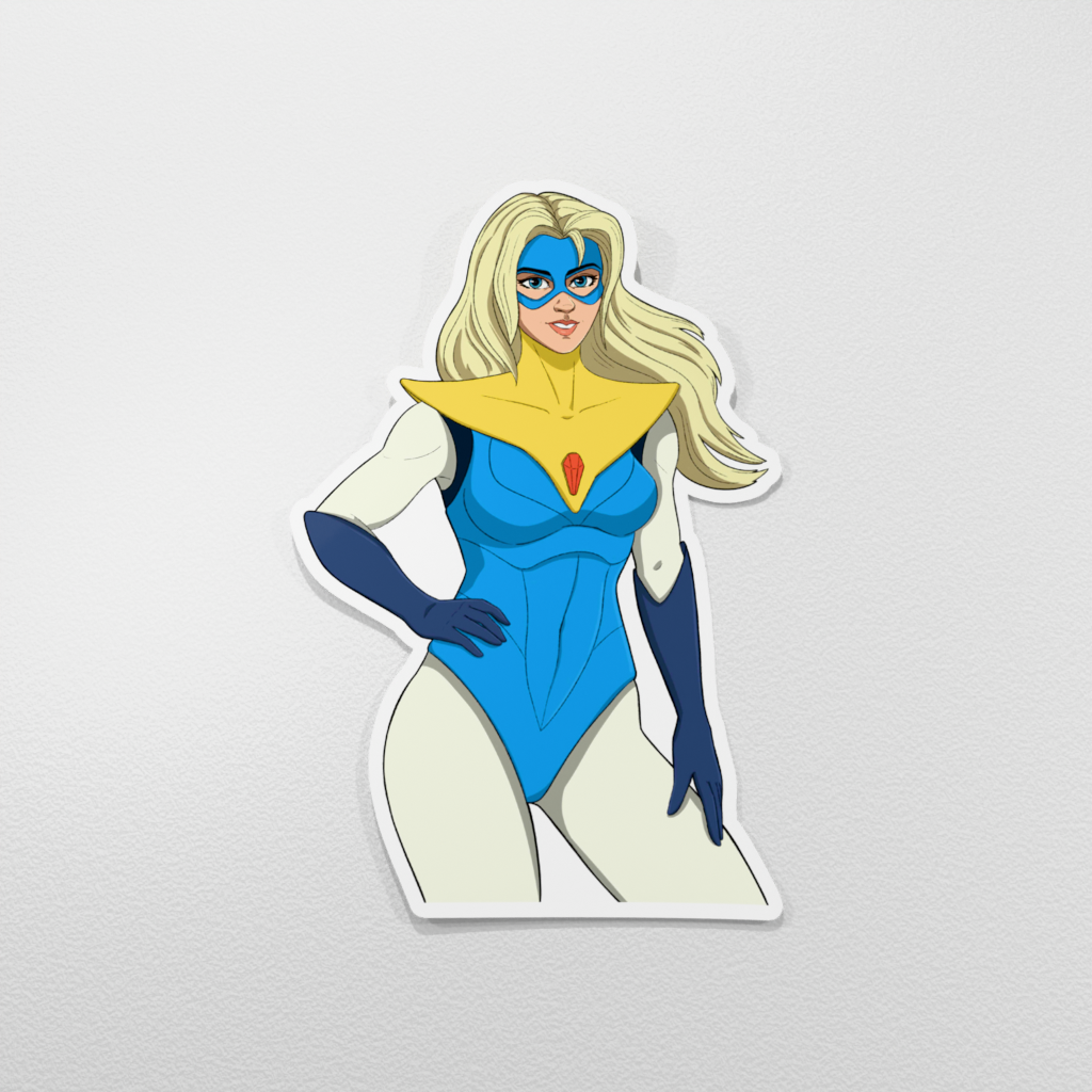 Vinyl Sticker - Blonde Blazer