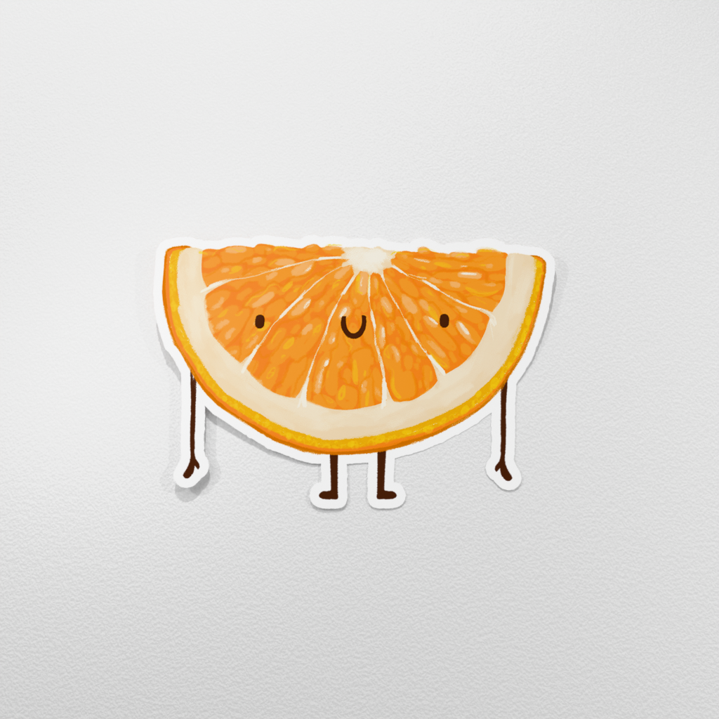 Vinyl Sticker - Fruit: Orange