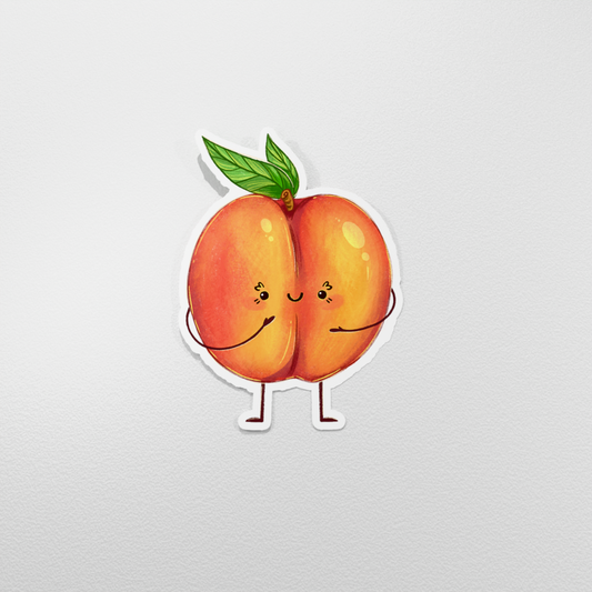 Vinyl Sticker - Fruit: Peach