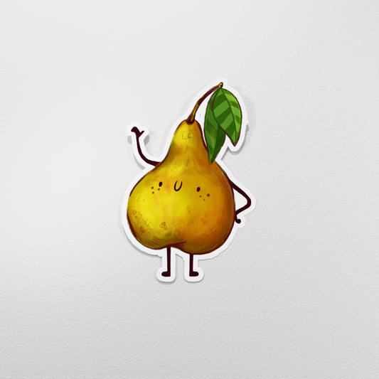Vinyl Sticker - Fruit: Pear