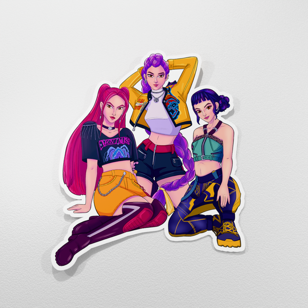 Vinyl Sticker - Huntrix