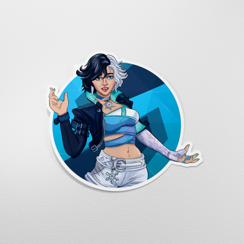 Vinyl Sticker - Luna Snow