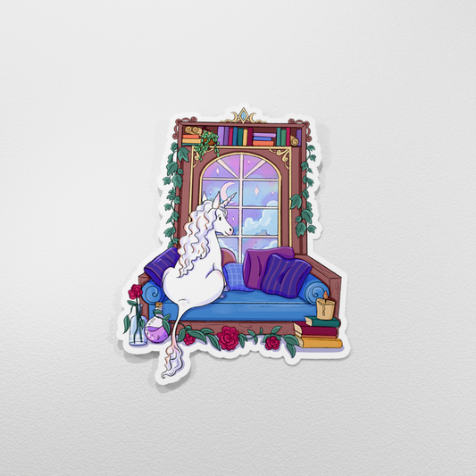 Vinyl Sticker - Unicorn Window