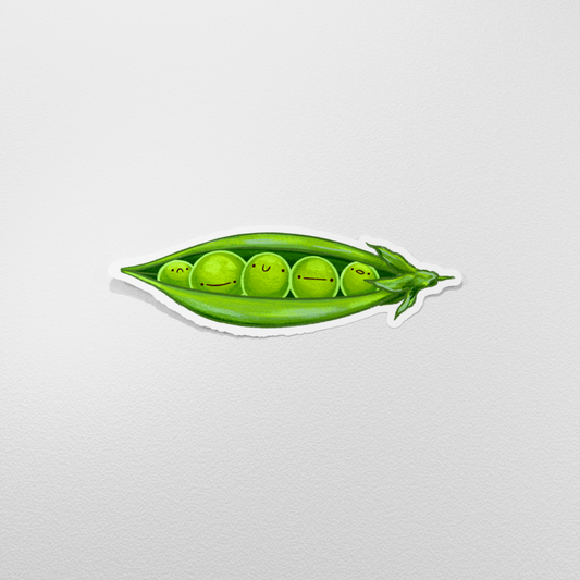 Vinyl Sticker - Veggie: Peas