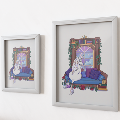 Art Print - Unicorn Window