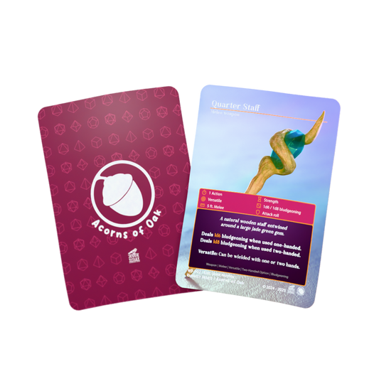 D&D Cards - Weapons: Quarter Staff